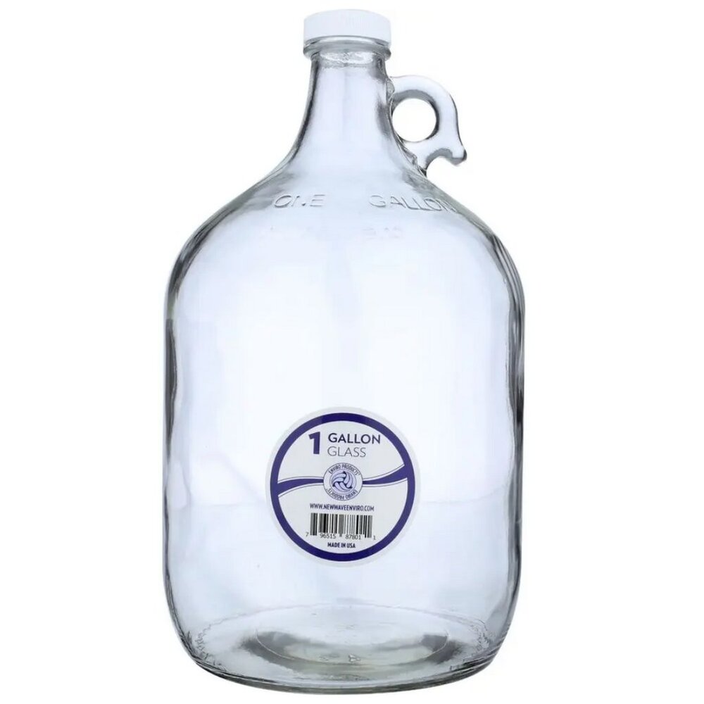 Enviro Glass Bottle, 128 Ounce Capacity, BpA free